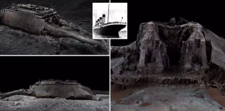 Titanik’in yeni 3D taramaları, mahvolmuş son saatlerini ortaya koyuyor: İnanılmaz tam boyutlu dijital tarama, geminin 1912’de bir buzdağına çarptıktan sonra batarken nasıl dramatik bir şekilde ikiye bölündüğünü gösteriyor