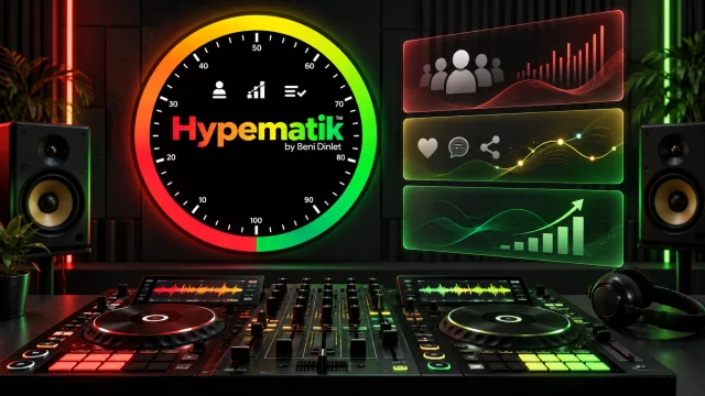 Hypematik ile DJ ve sanatçılar için sosyal medya analizi ve dijital performans değerlendirmesi