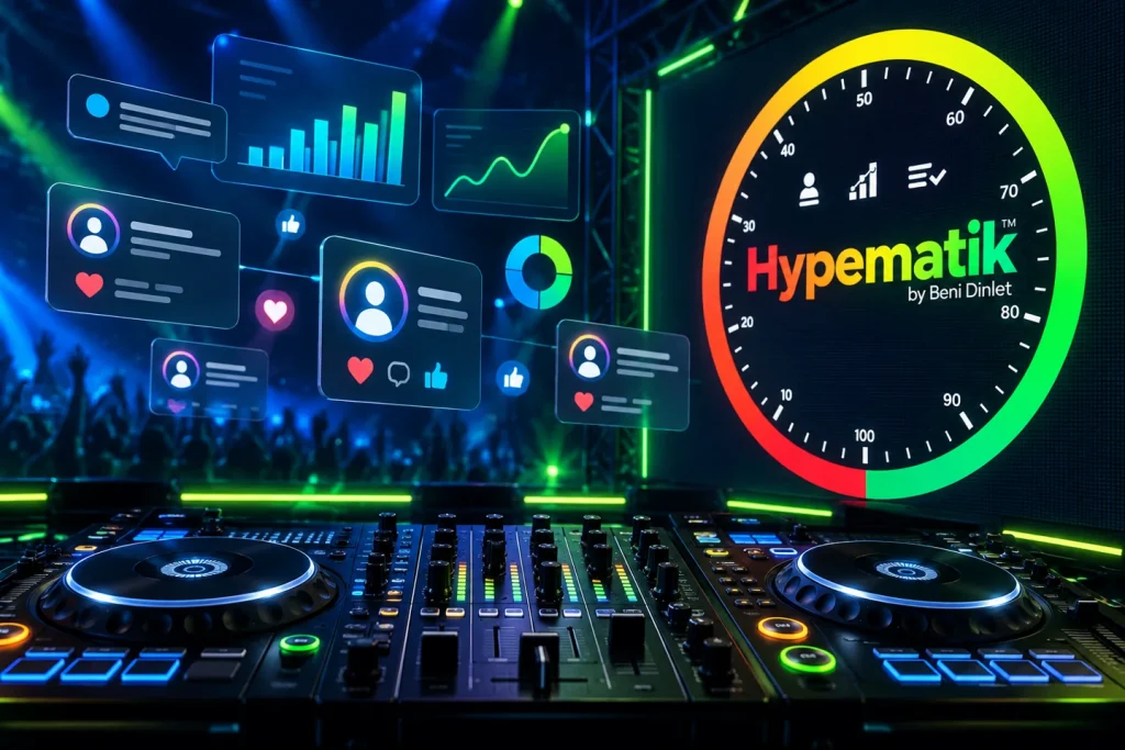 Hypematik sosyal medya analizi: DJ kampanyaları ve dinleyici etkileşimi